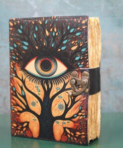 TTT Göz Tasarımlı Deri Defter