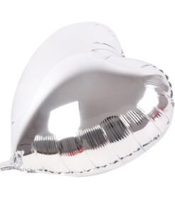 TTT Gümüş Kalp Folyo Balon 45 Cm.