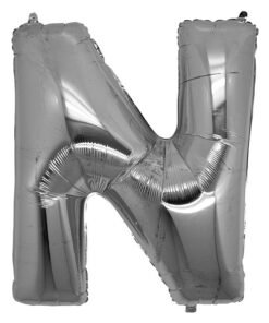 TTT Gümüş Rengi Folyo Harf Balon 1 Metre