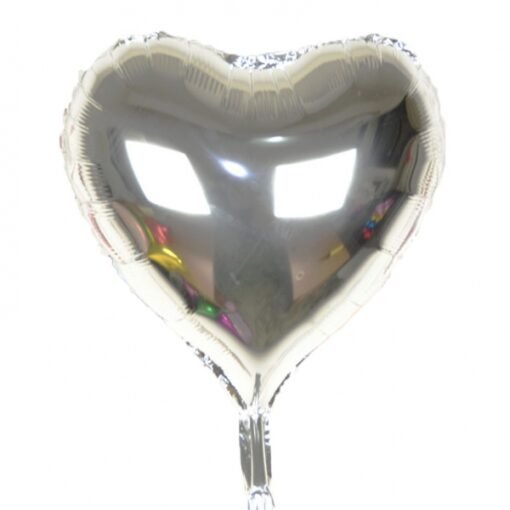 TTT Gümüş Rengi Uçan Folyo Balon 80 Cm.