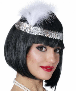 TTT Gümüş Renk Çarliston Saç Bandı