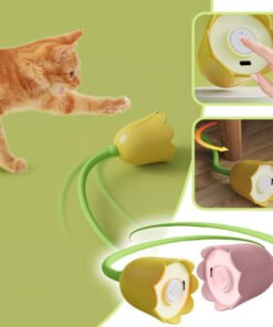 TTT Hareketli Çiçek Kedi Oyuncağı