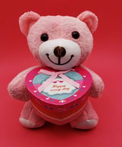 TTT Hediyelik Pembe Kutulu Ayıcık