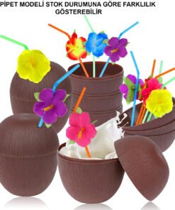 TTT Hindistan Cevizi Pipetli Bardak