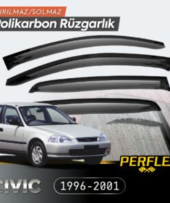 TTT Honda Civic 1996-2001 Cam Rüzgarlığı V2 Mugen