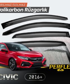 TTT Honda Civic 2016+ Cam Rüzgarlığı V2 Mugen