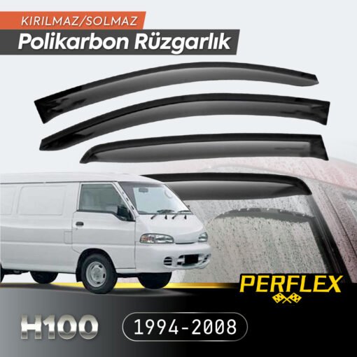 TTT Hyundai H100 Minibüs 1994-2008 Cam Rüzgarlığı V2 Düz