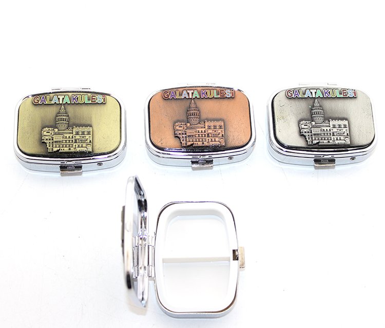 TTT İstanbul Temalı Enfiye Kutusu Galata Kulesi Baskılı