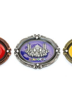 TTT İstanbul Temalı Metal Magnet Ayasofya Kabartmalı