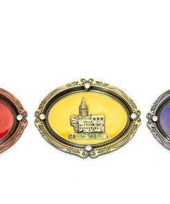 TTT İstanbul Temalı Metal Magnet Galata Kulesi Kabartmalı