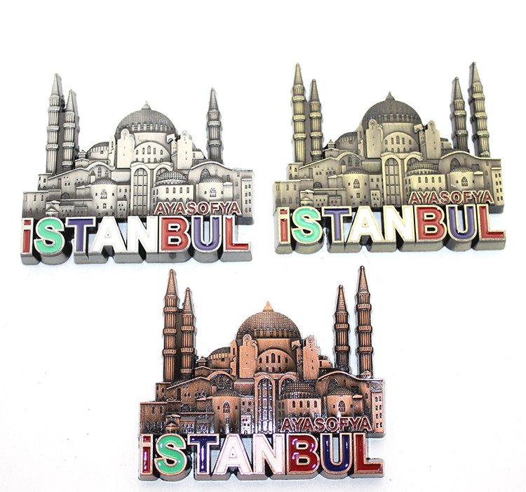 TTT İstanbul Temalı Metal Magnet Model 6