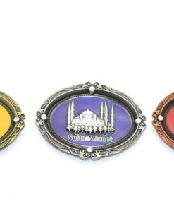 TTT İstanbul Temalı Metal Magnet Sultanahmet Kabartmalı