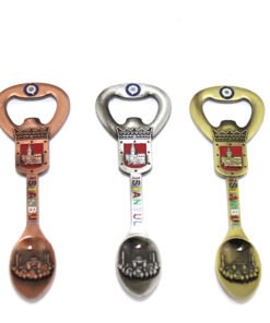 TTT İstanbul Temalı Metal Magnet Ve Açacak Kaşık Tasarımlı