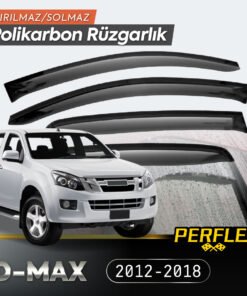 TTT Isuzu D-MAX 2012-2018 Cam Rüzgarlığı V2 Düz