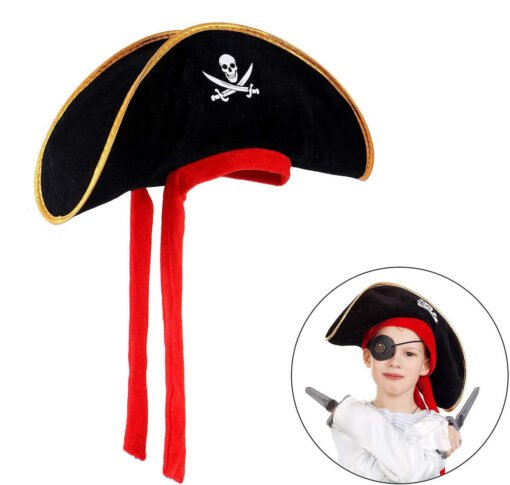 TTT Jack Sparrow Çocuk Kadife Şapka