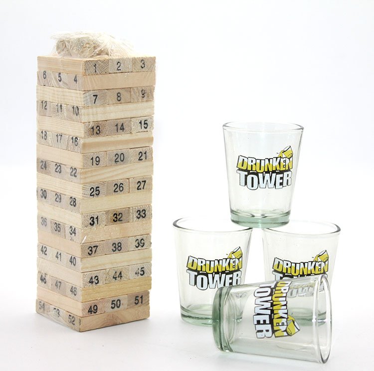 TTT Jenga Shot Bardak Oyunu Model 2