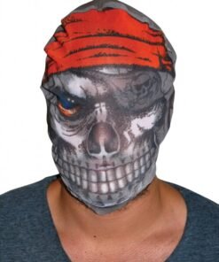 TTT Kafaya Geçmeli Bez Korsan Maskesi 3D Baskılı