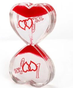 TTT Kalp Şeklinde Jel Kum Saati