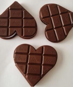 TTT Kalp Tasarımlı Çikolata Not Defteri