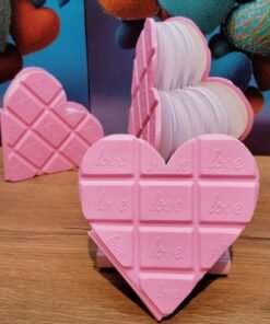 TTT Kalpli Çikolata Not Defteri Pembe Renk