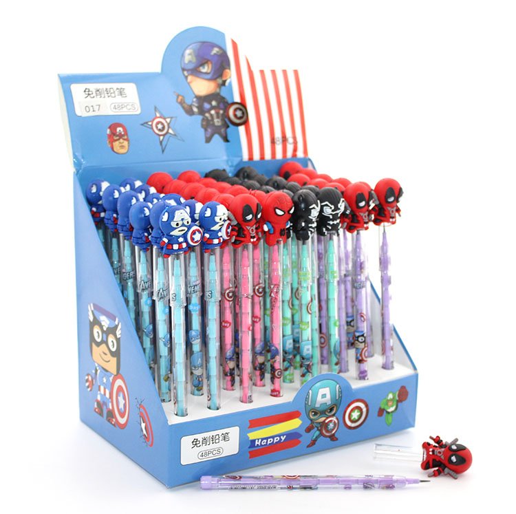 TTT Karışık Kahraman Figürlü Yumurtlayan Kalem Model 2