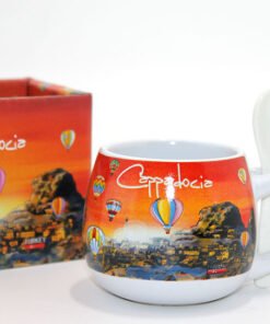 TTT Kaşıklı Yöresel Kahve Fincanı Tekli Model 3