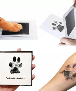 TTT Kedi Köpek Pati İzi Fotoğraf Çerçevesi Seti