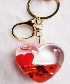 TTT Kırmızı Kalp Anahtarlık