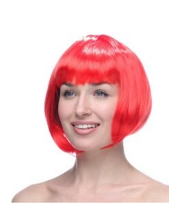 TTT Kırmızı Peruk Saç
