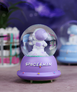 TTT Küçük Astronot Işıklı Kar Küresi