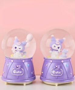 TTT Kuromi Işıklı Müzikli Kar Küresi Orta Boy Model 3