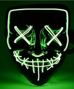 TTT LED Işıklı Yeşil Maske