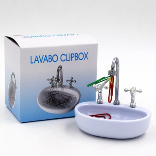 TTT Lavabo Şeklinde Ataç Kutusu