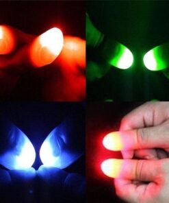 TTT Led Işıklı Renkli Sihirli Parmak Şaka