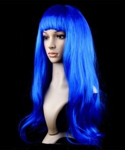 TTT Mavi Renk Uzun Parti Peruğu