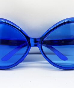 TTT Mavi Renk Yeşilçam Nostalji 80li Yıllar 90lı Yıllar Parti Gözlüğü 7x16 cm