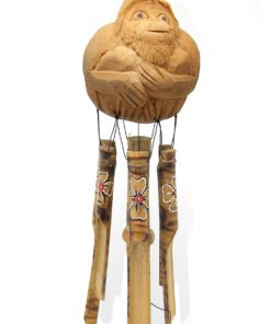 TTT Maymunlu Bambu Rüzgar Çanı