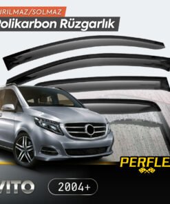 TTT Mercedes Vito 2004+ Cam Rüzgarlığı V2 Düz