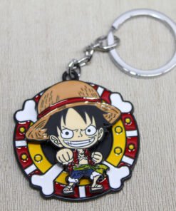 TTT Metal Dönen Luffy Anahtarlık