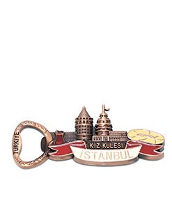 TTT Metal İstanbul Temalı Yöresel Magnet Açacak Model 3