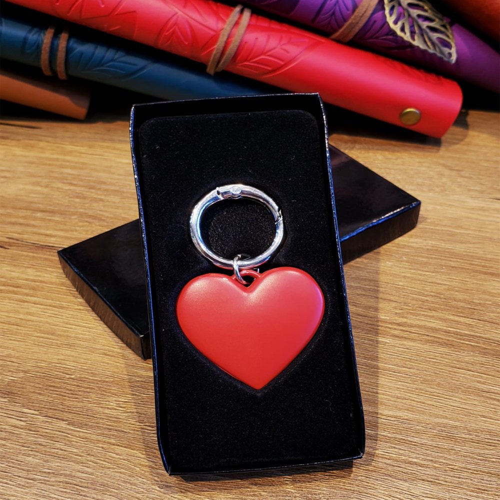 TTT Metal Kırmızı Kalp Anahtarlık