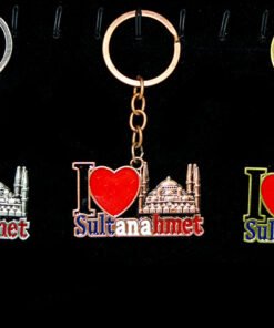 TTT Metal Sultanahmet Anahtarlık (I Love Sultanahmet)