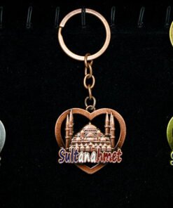 TTT Metal Sultanahmet Anahtarlık Kalp Tasarım