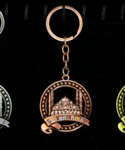 TTT Metal Sultanahmet Anahtarlık Yuvarlak