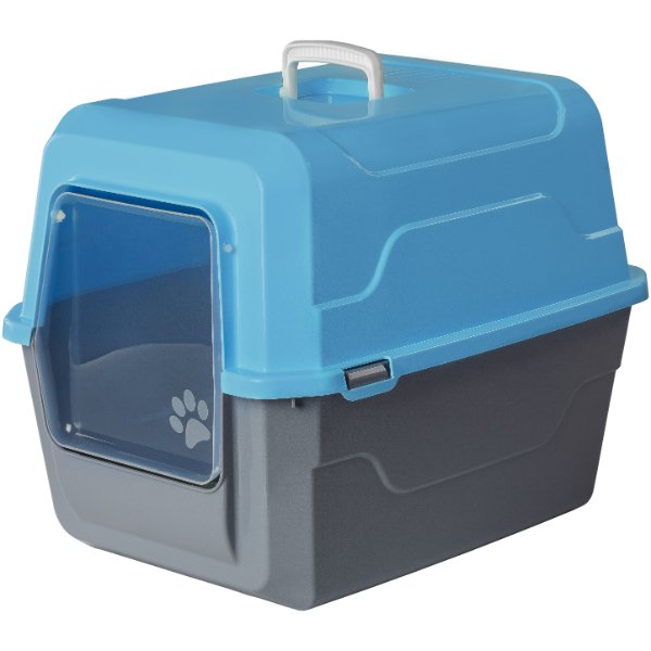 TTT Mikopet Deluxe Mavi Kapalı Kedi Tuvaleti