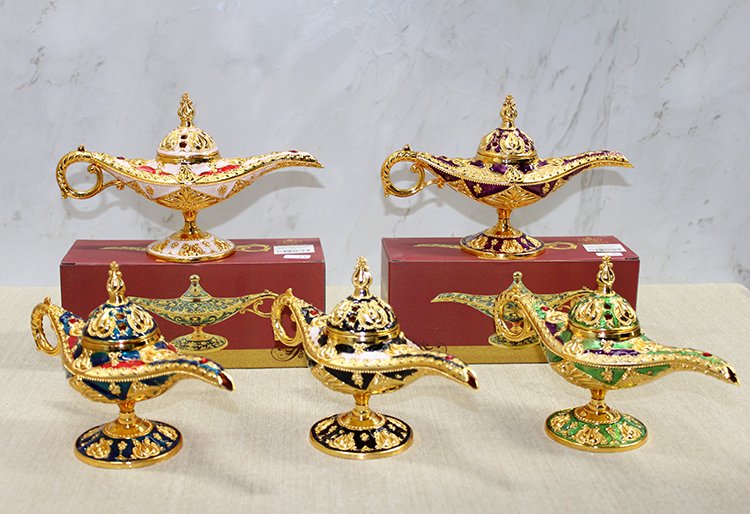 TTT Mineli Metal Alaaddin Lambası Model 5