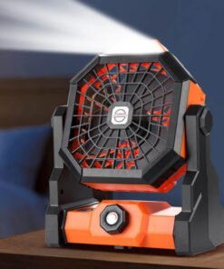 TTT Mini Şarjlı Ledli Kare Fan