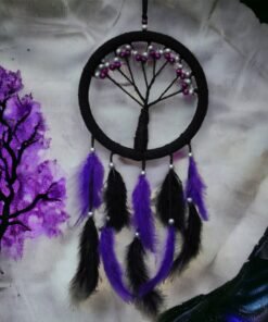 TTT Mor İncili Hayat Ağacı Dream Catcher