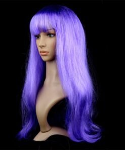 TTT Mor Renk Uzun Parti Peruğu