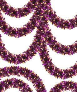 TTT Mor Turuncu Çift Renk Sim Süs 180 cm